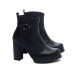 Bota Cano Curto Feminina - 21.000A