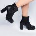 Bota Cano Curto Feminina - 21.000A