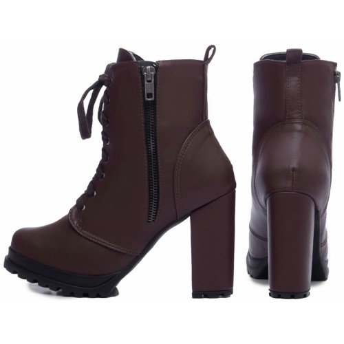Bota Cano Curto Feminina - 21.005C