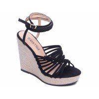 Sandália Anabela Feminina - 200.109B Sandália Anabela Feminina - 200.109B