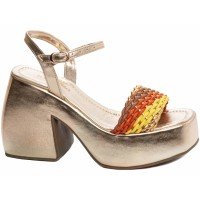 Sandália Anabela Feminina - 443-562A