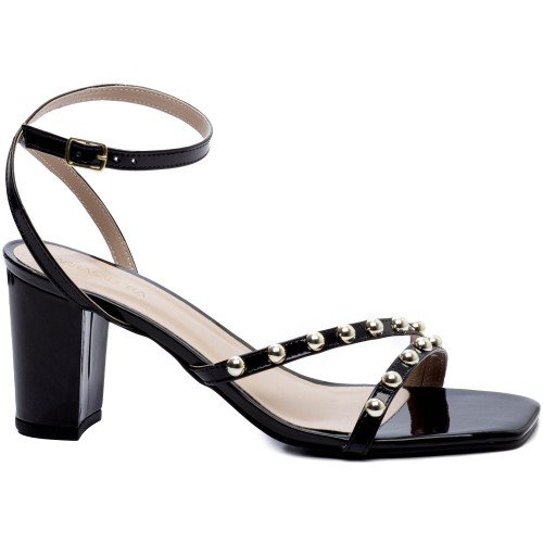 Sandália Salto Bloco Grosso - 4000-80A_AR