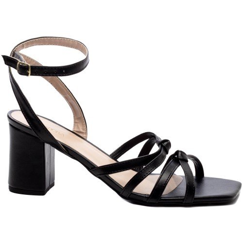 Sandália Salto Bloco Grosso - 4000-18A_AR