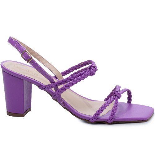 Sandália Salto Bloco Grosso - 3000-27B_AR