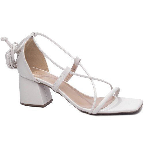 Sandália Salto Bloco Grosso Baixo - 4000-72C_AR