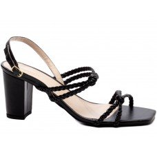 Sandália Salto Bloco Grosso Baixo - 3000-27A_AR