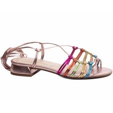 Sandália Feminina Salto Baixo - 54-535A