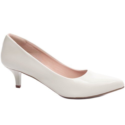 Sapato Scarpin Salto Fino Baixo - 9300-01B_AR