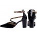 Sapato Scarpin Salto Bloco Grosso - 8000-06B_AR