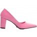 Sapato Scarpin Salto Bloco Grosso - 8000-02P_AR