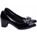 Sapato Scarpin Salto Bloco Grosso Baixo - 7050-01E_AR