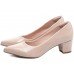 Sapato Scarpin Salto Bloco Grosso Baixo - 7050-01C_AR
